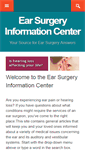 Mobile Screenshot of earsurgery.org